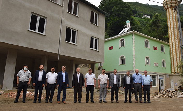 Giresun'da selde yıkılan 2 cami yeniden yapılıyor