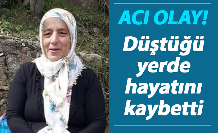 Acı olay! Dengesini kaybedip düştüğü yerde öldü