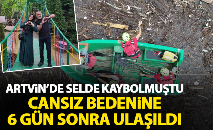 Artvin'de selde kaybolmuştu! 6 gün sonra cansız bedenine ulaşıldı