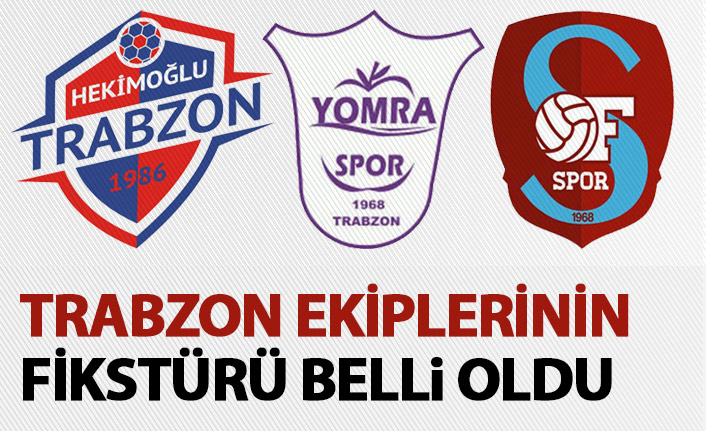 Trabzon takımlarının fikstürü belli oldu!