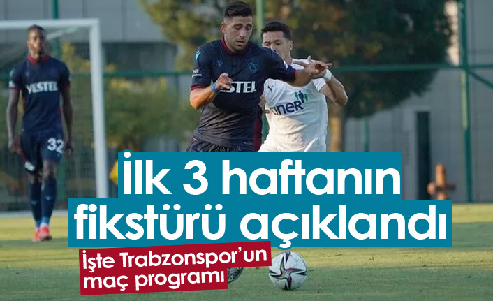 Süper Lig'de 3 haftanın fikstürü açıklandı