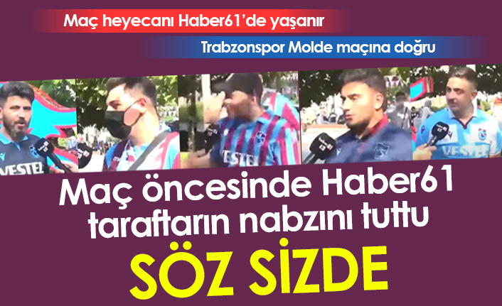 Trabzonspor Molde maçına doğru