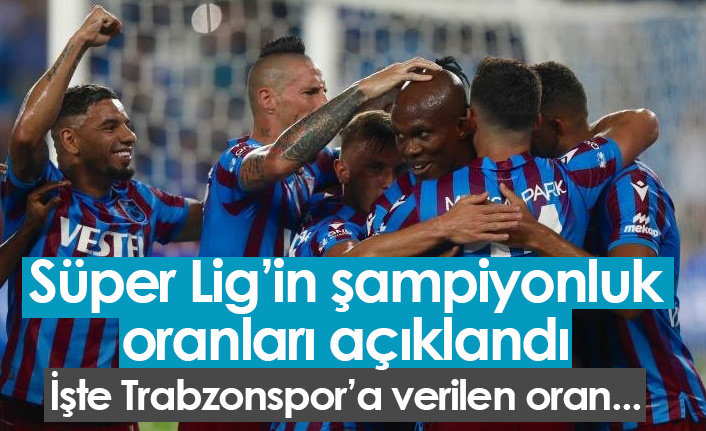 Süper Lig'in şampiyonluk oranları açıklandı