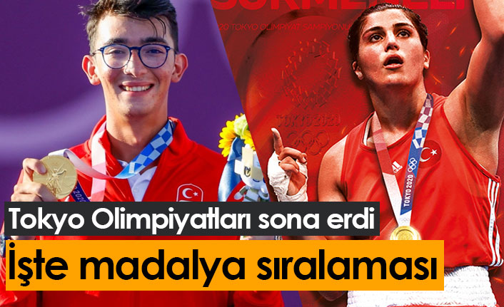 Tokyo Olimpiyatları sona erdi! İşte Madalya sıralaması