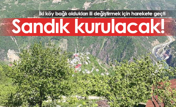 Gümüşhane'de iki köy Giresun'a bağlanmak istiyor