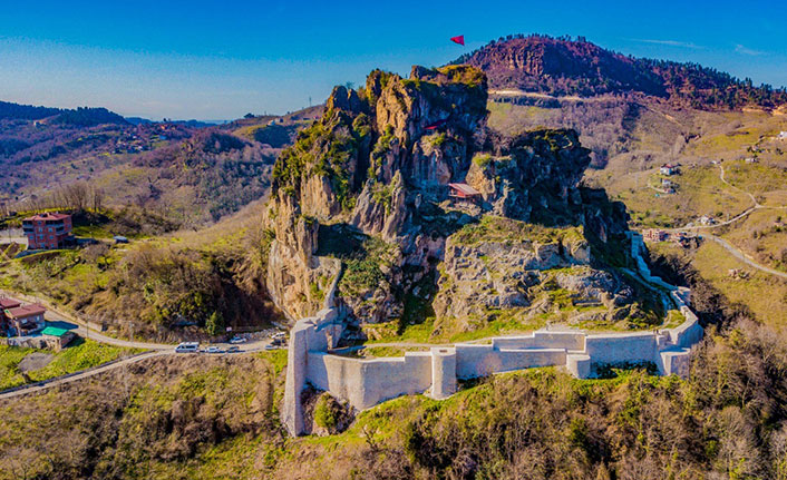 Karadeniz'deki tarihi kale Türkiye’de ilk olacak