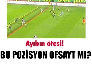 Bu pozisyon ofsayt mı?