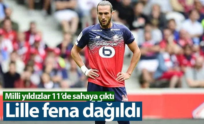 Lille, Nice karşısında fena dağıldı