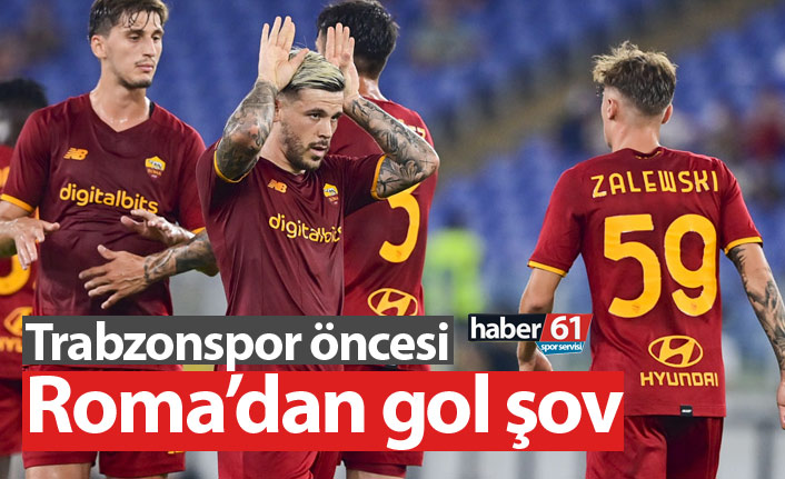 Trabzonspor'un rakibi Roma'dan farklı prova