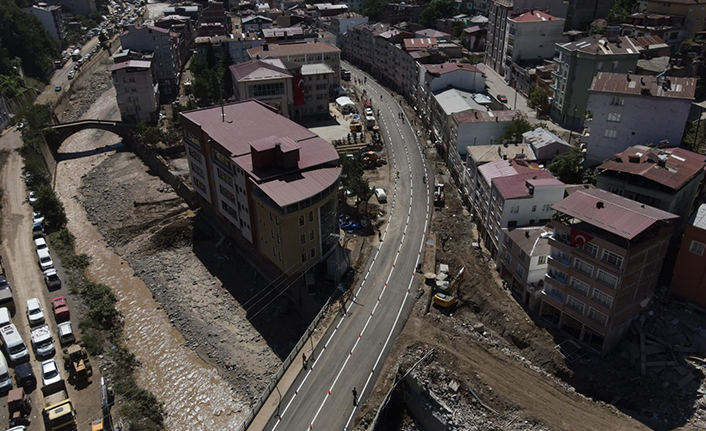 Giresun’da afetin izleri silindi