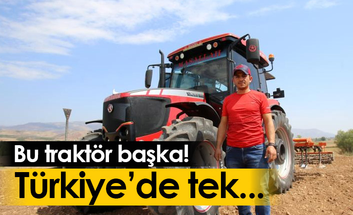 Bu traktör başka! Türkiye'de örneği yok...