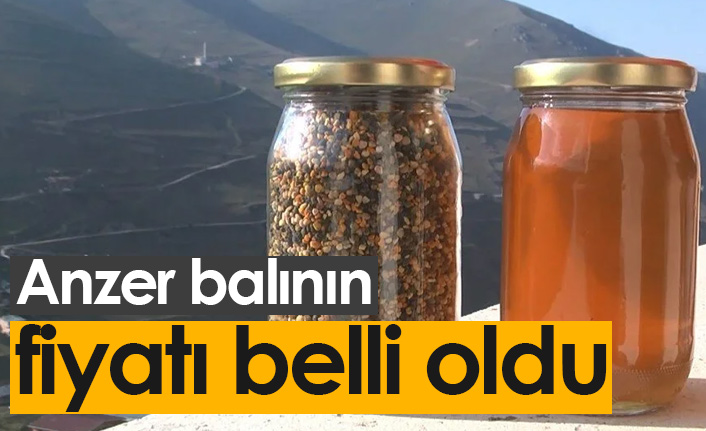 Anzer balının fiyatı belli oldu