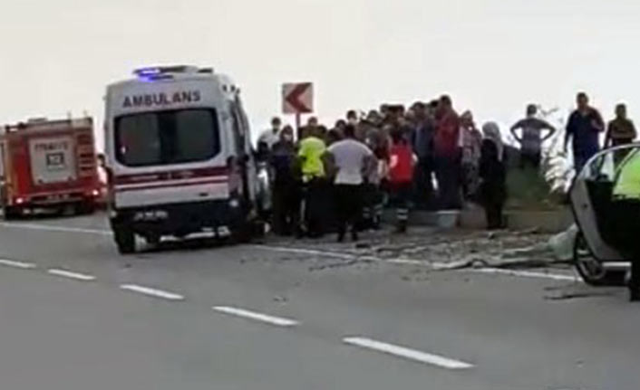 Giresun'da kaldırımda fındık kurutanlara araç çarptı: 1 ölü, 2 yaralı