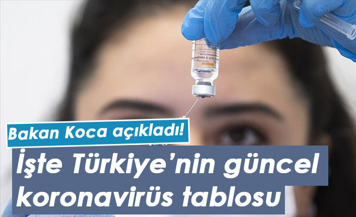 Türkiye'nin güncel koronavirüs tablosu açıklandı! 31.08.2021