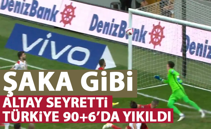 Türkiye 90+6'da yediği gol ile beraberliğe razı oldu