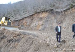 Gümüşhane yol bakım çalışması