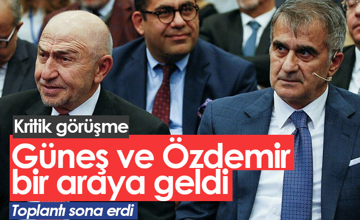 Güneş ve Özdemir görüşme yaptı