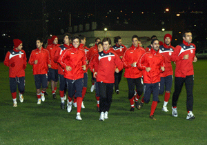 Samsunspor'da 2. yarı hazırlığı