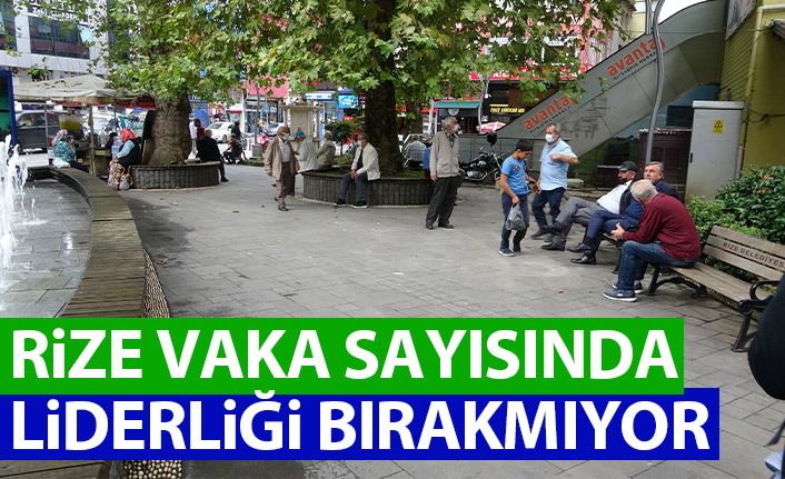 Rize vaka sayılarında liderliği bırakmıyor