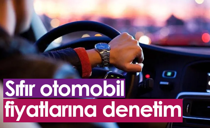 Sıfır otomobil fiyatlarına denetim