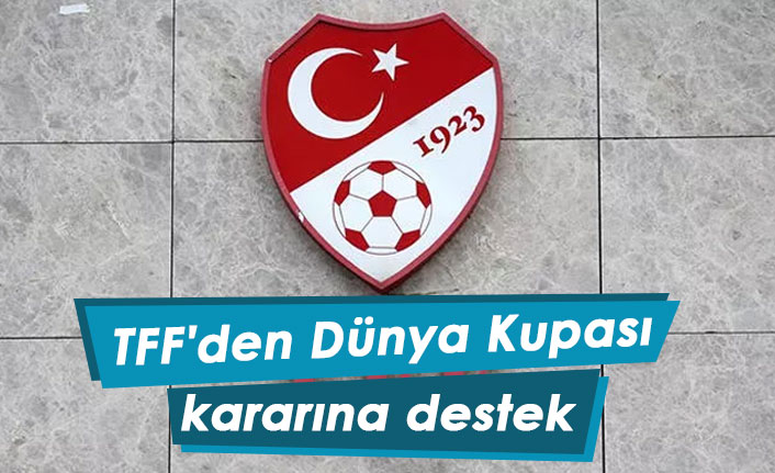 TFF'den Dünya Kupası kararına destek