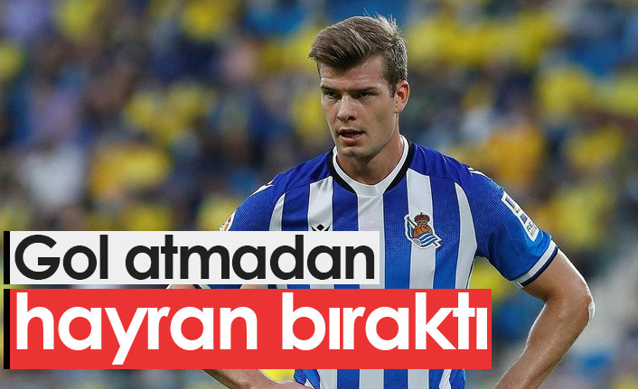 Sörloth gol atmadan hayran bıraktı