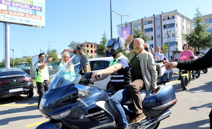 Ordu'da motor tutkunları bir araya geldi