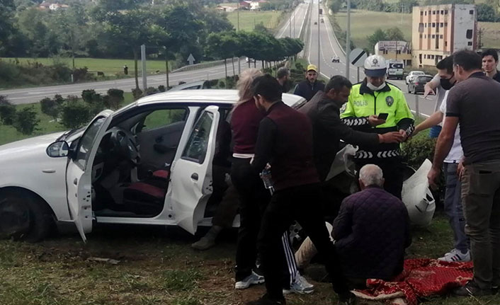 Samsun'da otomobiller çarpıştı: 6 yaralı