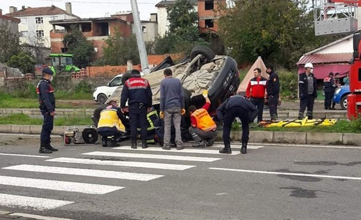 Ordu’da valilik aracı kaza yaptı: 3 yaralı