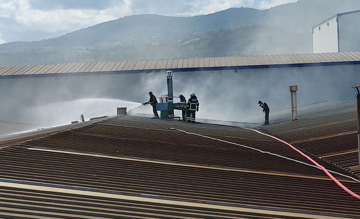 Otomotiv fabrikasında yangın paniği: 19 işçi hastanelik oldu