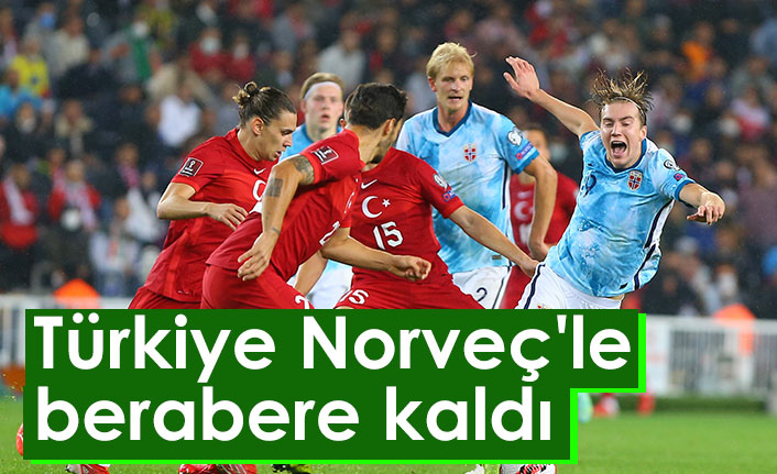 Türkiye Norveç'le berabere kaldı