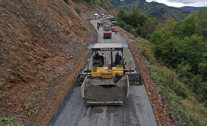 Ordu’da yayla yollarının konforu artıyor