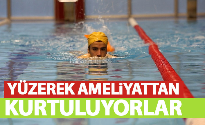 Çocuklar yüzerek ameliyattan kurtuluyor