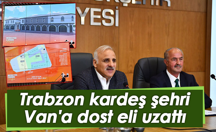 Trabzon kardeş şehir Van'a dost eli uzattı