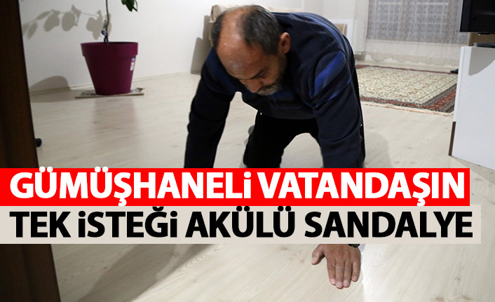 Engelli vatandaşın tek isteği akülü sandalye