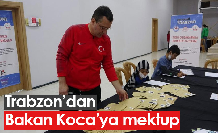 Trabzon'da öğrencilerden Bakan Koca'ya mektup