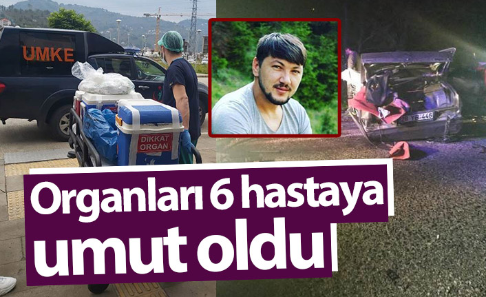 Giresun'da İsmail Bayram'ın organları 6 hastaya umut oldu