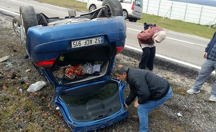 Ordu'da meclis üyesi kazada yaralandı