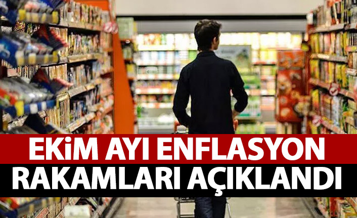 Ekim ayı enflasyon rakamları açıklandı