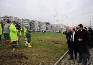 Trabzon'da sahile parkur yapımı