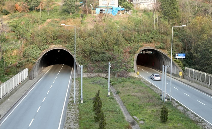 İyidere-Rize yolunda çalışma