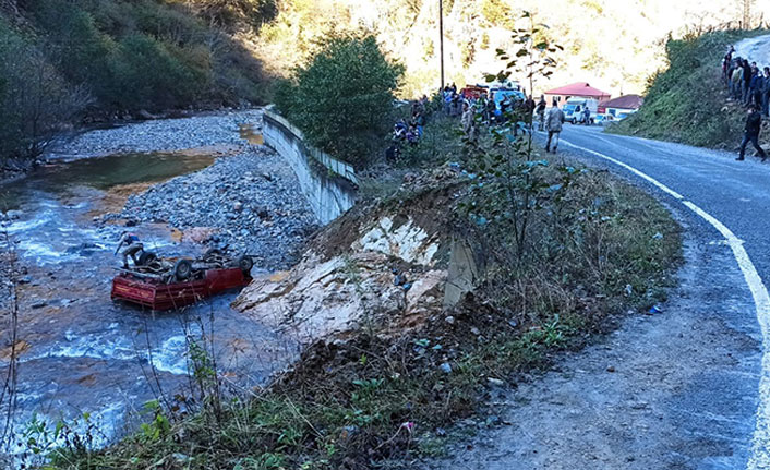 Giresun’da trafik kazası: 1 ölü, 1 yaralı