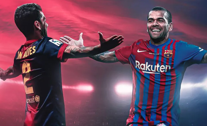 Dani Alves Barcelona'ya döndü