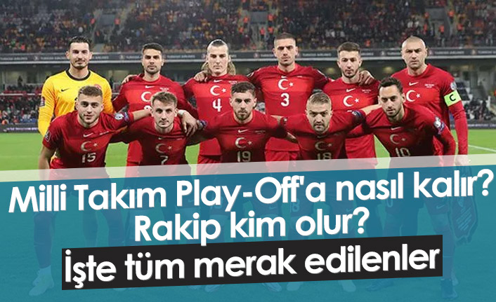 Milli Takım Play-Off'a nasıl kalır? Rakip kim olur?