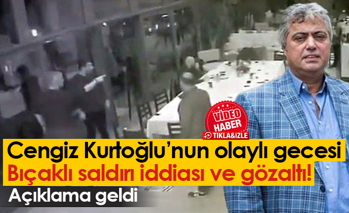 Cengiz Kurtoğlu'nun olaylı gecesi!