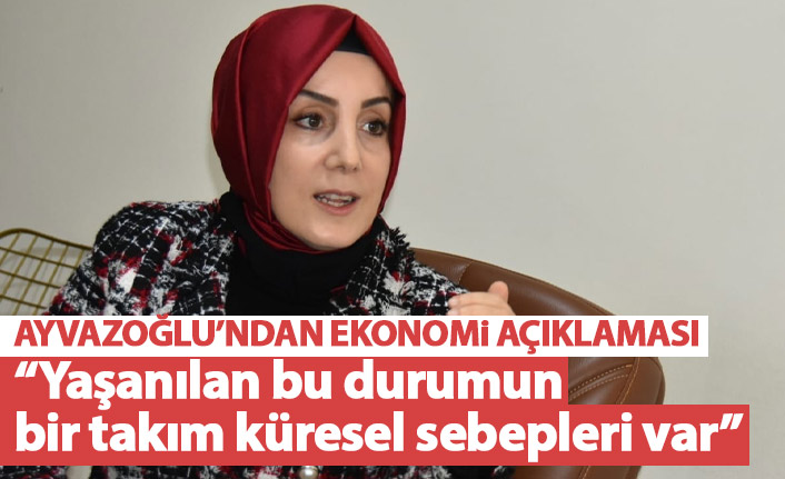 Bahar Ayvazoğlu'ndan ekonomi açıklaması: Yaşanılan bu durumun bir takım küresel sebepleri var