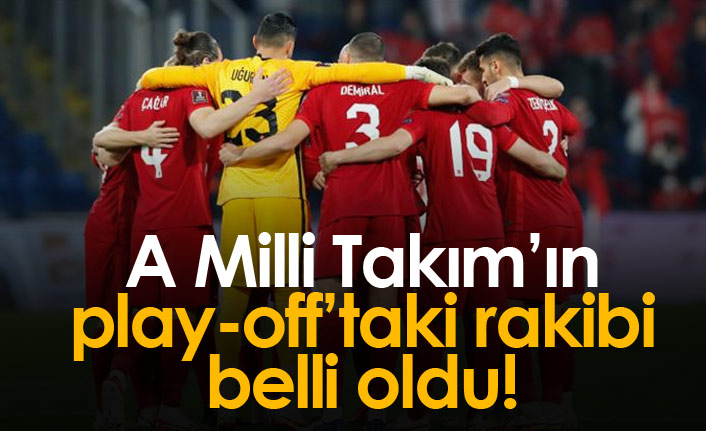 A Milli Takımın Play-off'taki rakibi belli oldu!