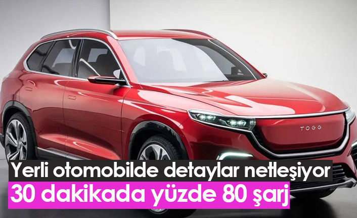 Türkiye'nin otomobili TOGG 30 dakikada şarj olacak