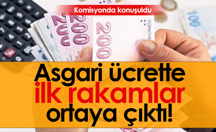 Asgari ücrette ilk rakamlar ortaya çıktı!