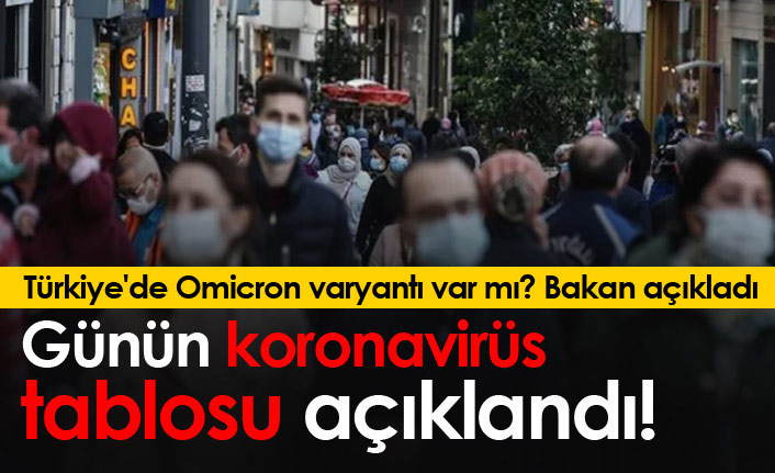 Günün koronavirüs raporu - 03.12.2021